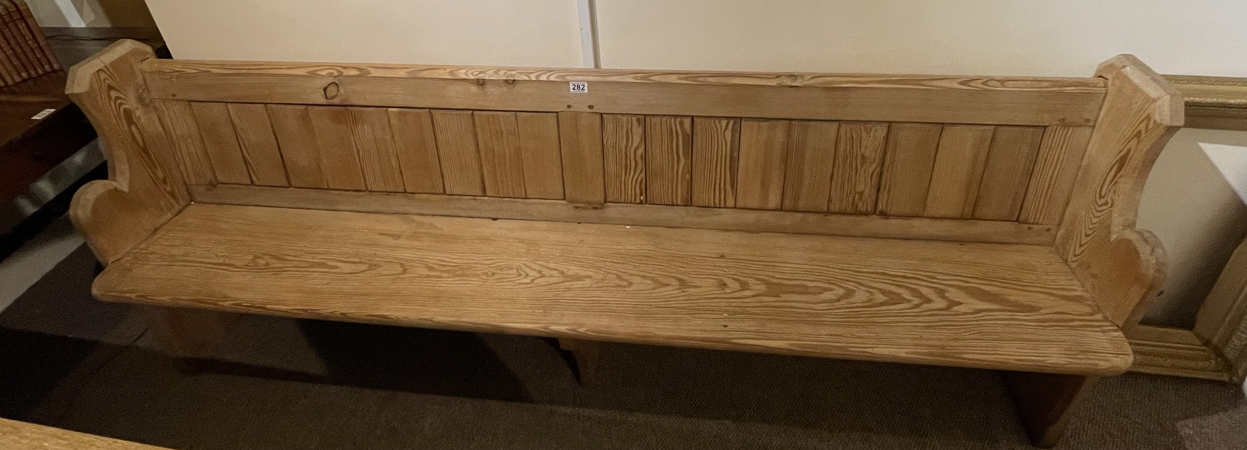 Victorian Pine Pew 220cm wide