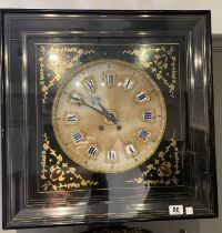 A German Wall Clock Circa 1900 with 2 train movement