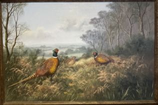 Oil on Canvas By W. Reeve in gilt frame