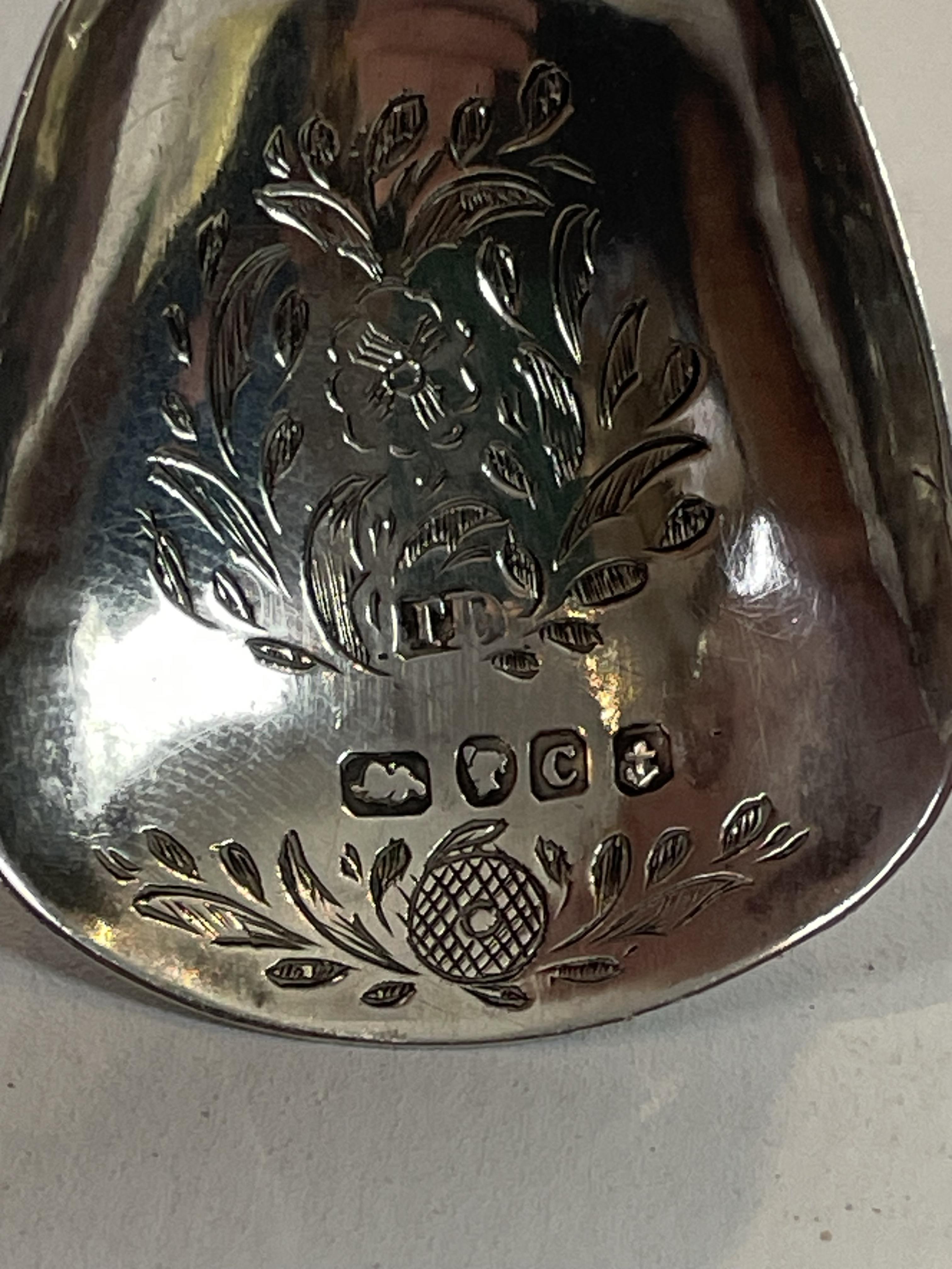 Silver Caddy Spoon, Birmingham 1877 - Bild 2 aus 2