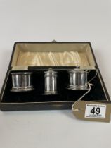 Boxed set of Silver Salts dated 1913