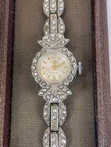 Silver and Marcasite Ladies Deco Watch by Avia 1964