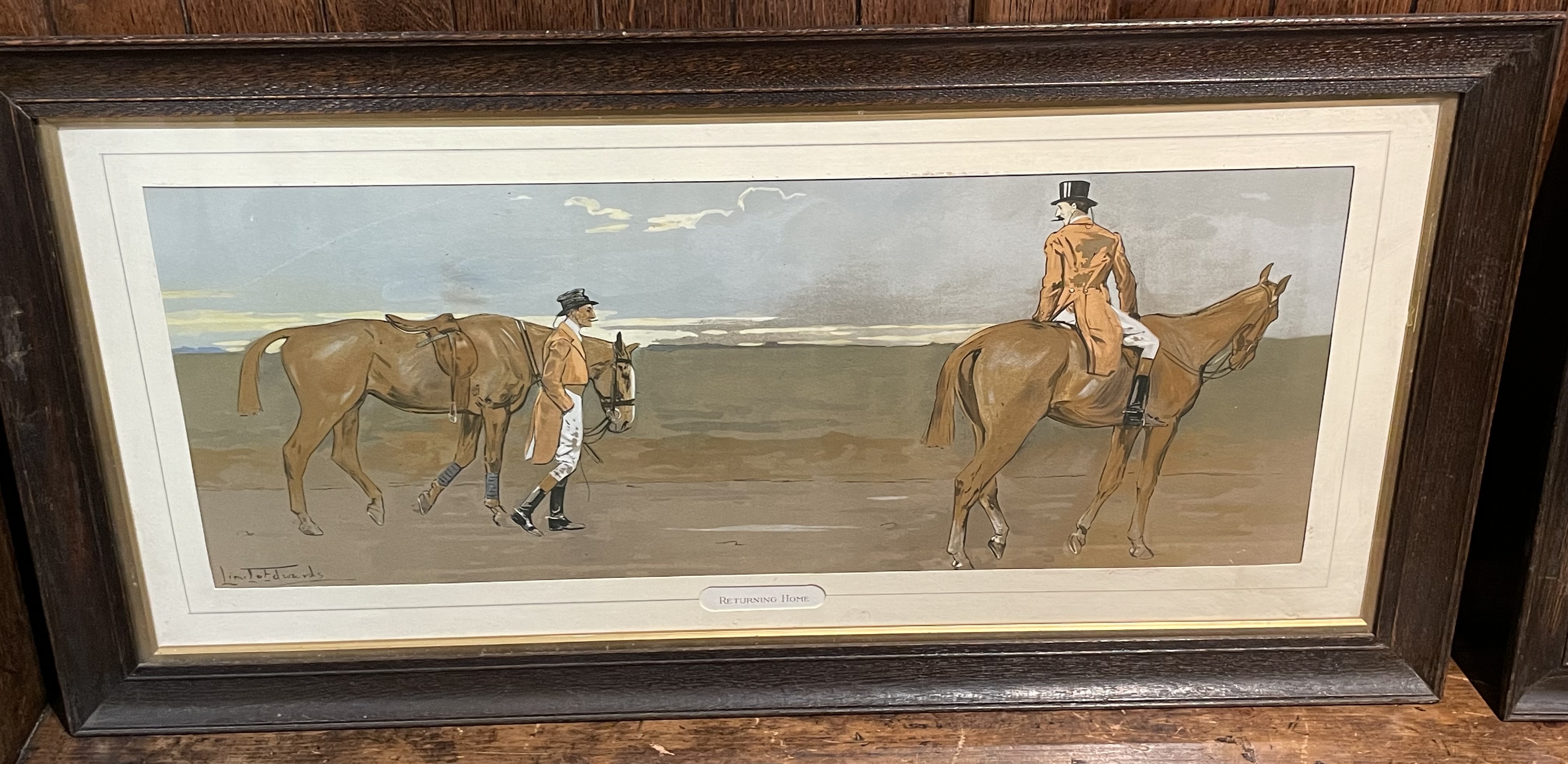 A Set Of Six Large Signed Hunting Prints By Lionel Edwards (1878 - 1966) - Image 4 of 6