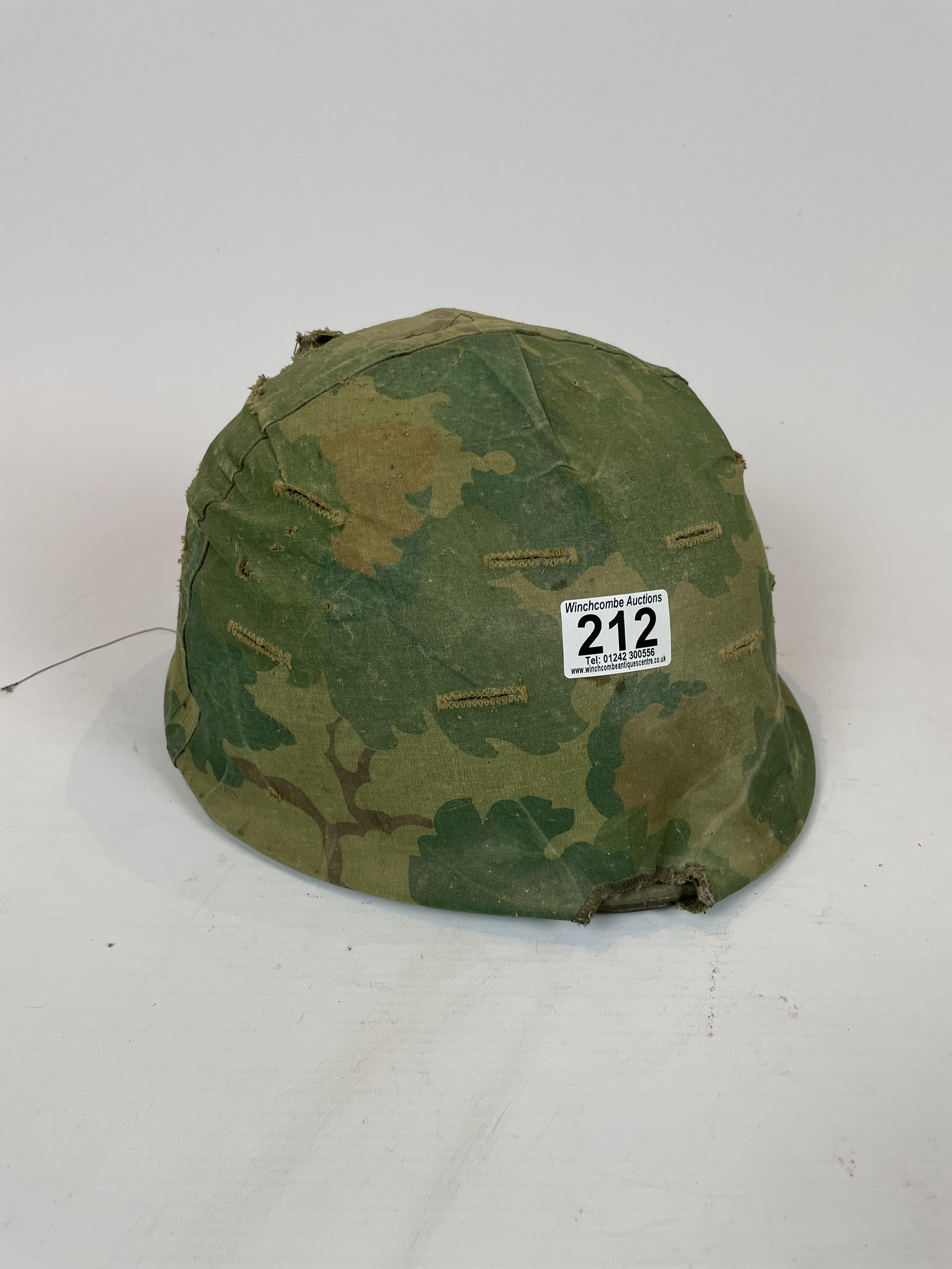 Rare U.S.A. Vietnam Army Camouflage Helmet