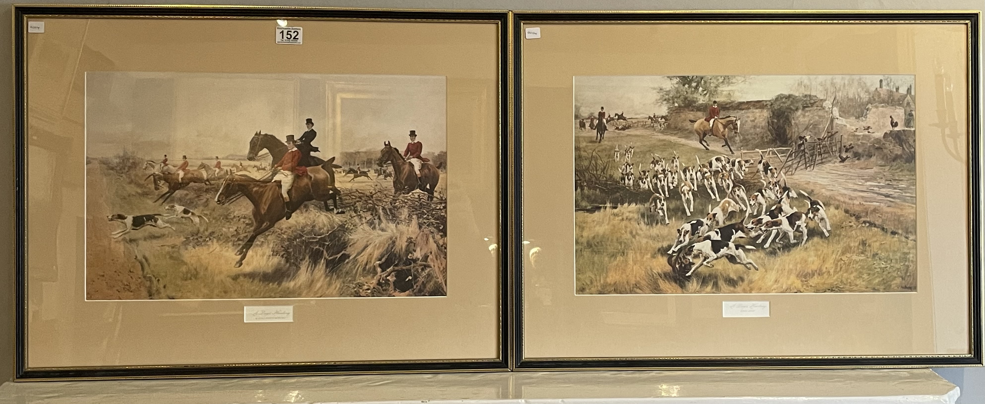 Pair of Thomas Blinks Hunting Prints
