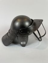 An Old Replica Lobster Tail Civil War Helmet