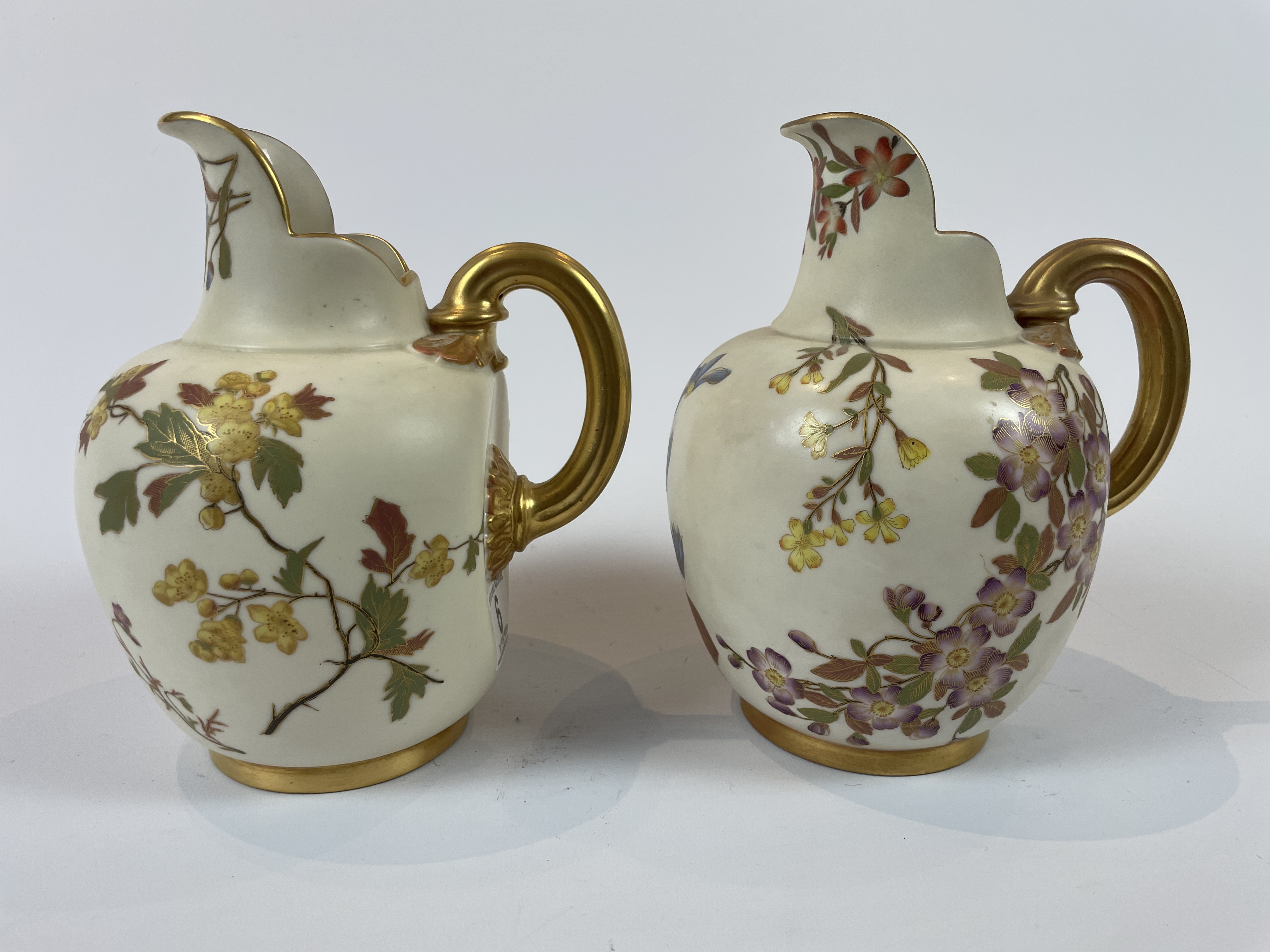 2 Royal Worcester Blush Ivory jugs - Bild 2 aus 3