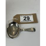 Silver Caddy Spoon, Birmingham 1798