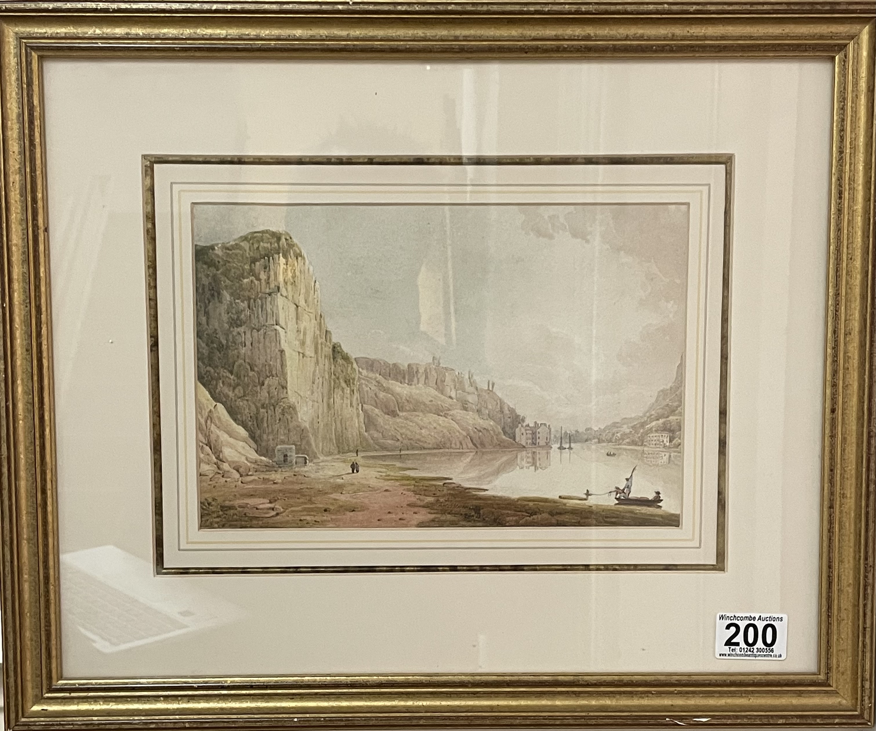 Watercolour Of St Vincents Rock, Bristol By Eliza Pitt Circa 1830