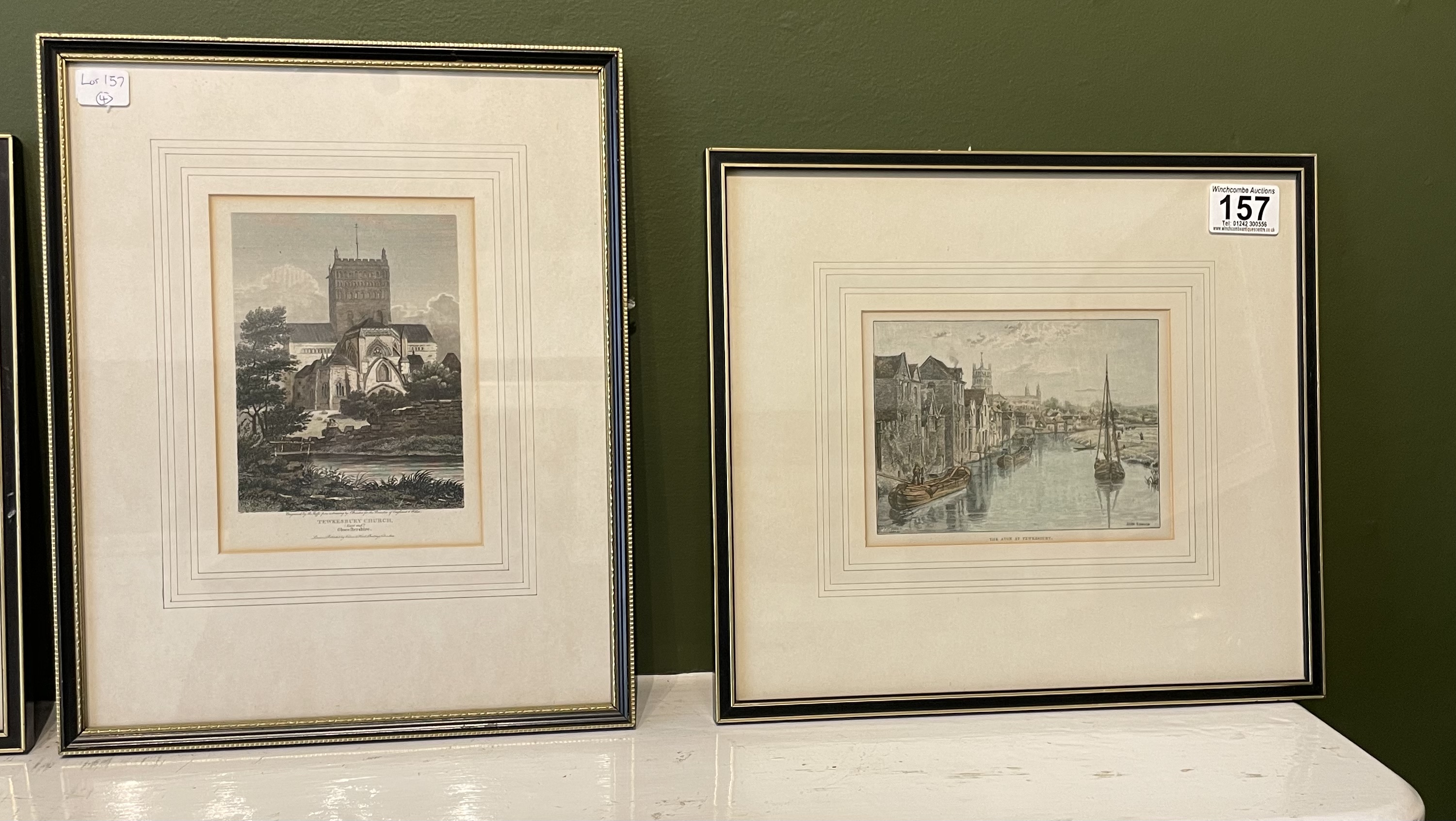 Four Individual Pictures Of Tewkesbury In Frames