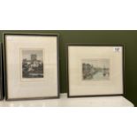Four Individual Pictures Of Tewkesbury In Frames