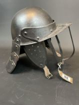 An Old Replica Lobster Tail Civil War Helmet