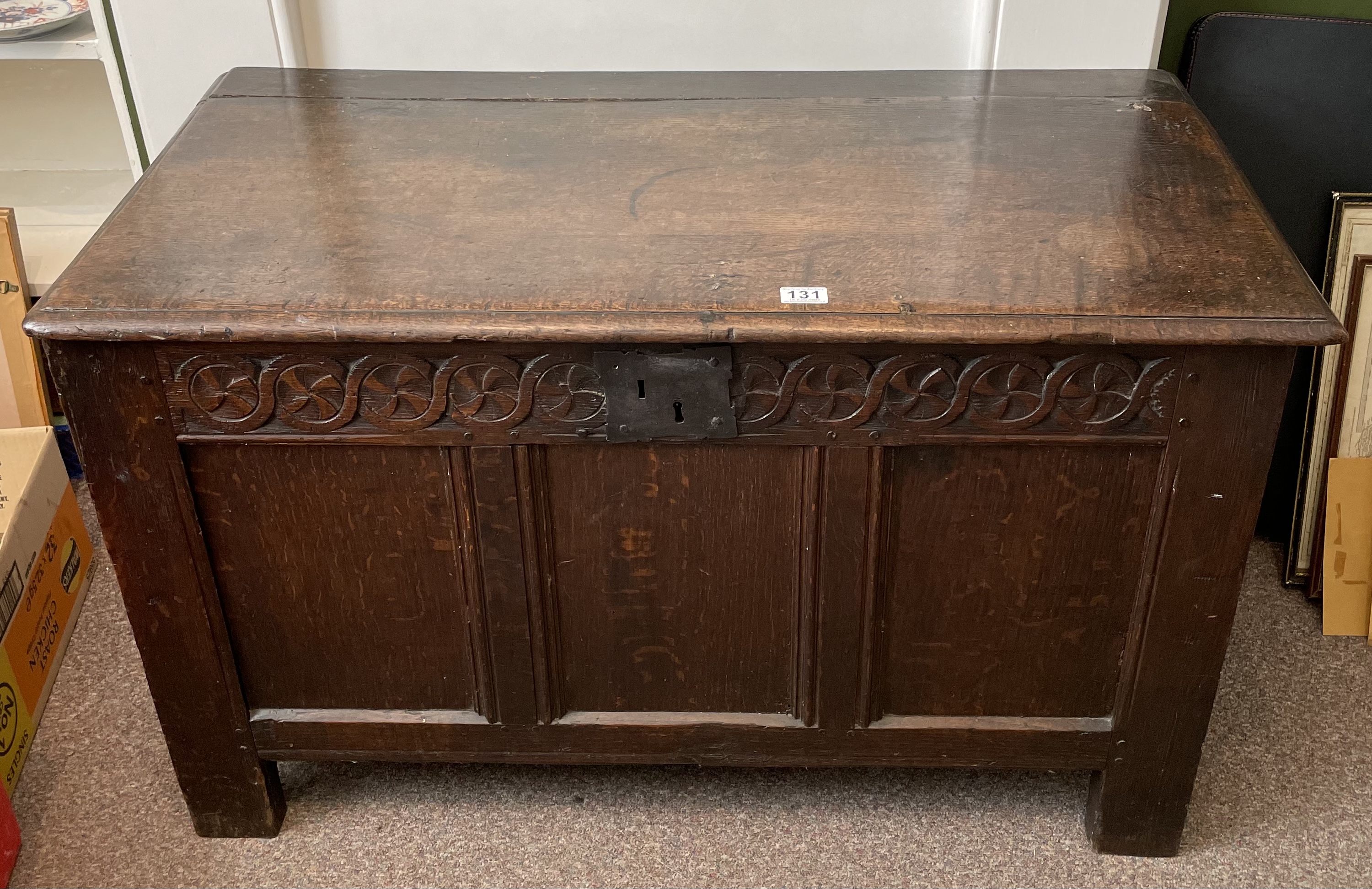 A 18th Century Oak Coffer