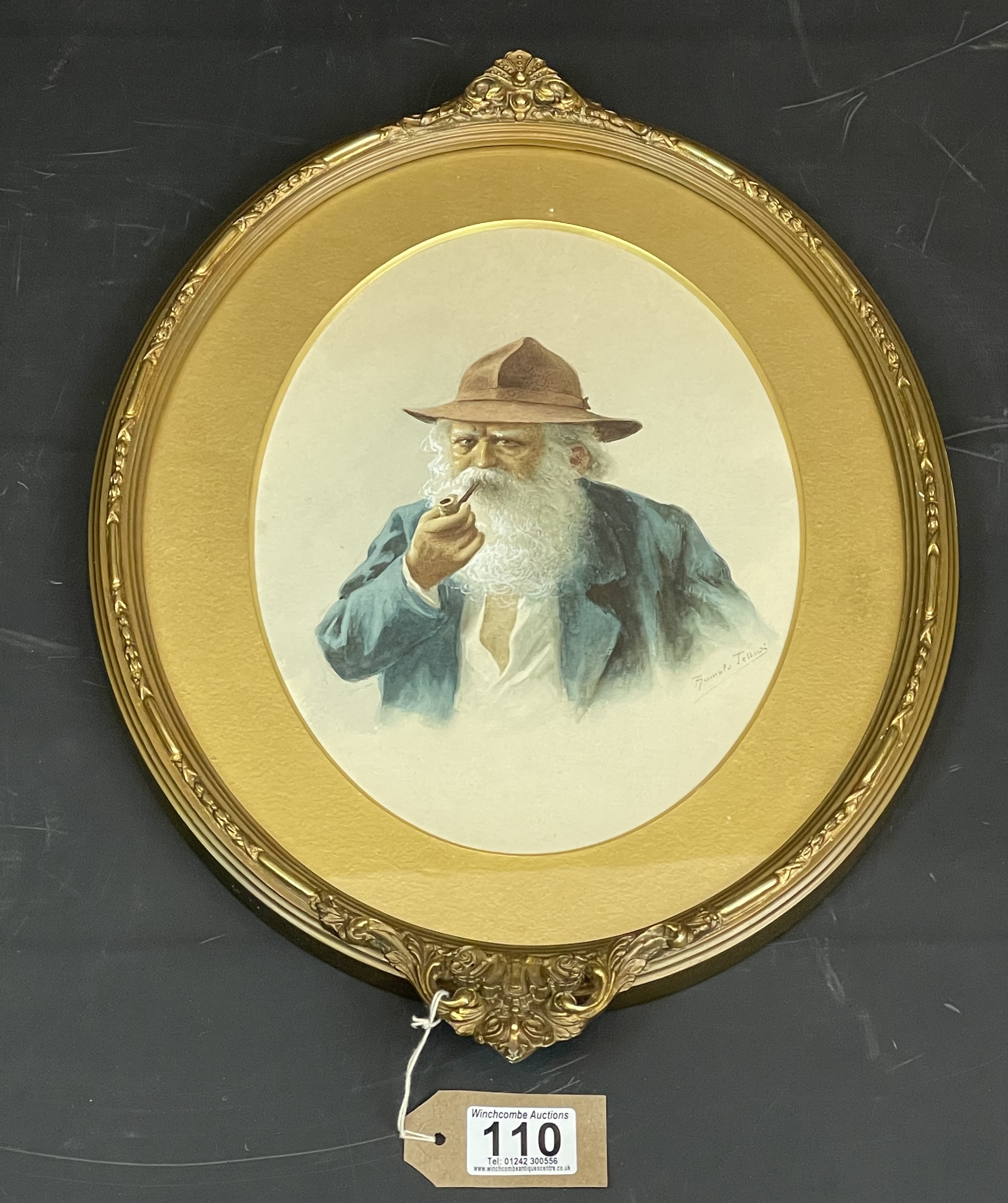 Oval 19th Century Portrait