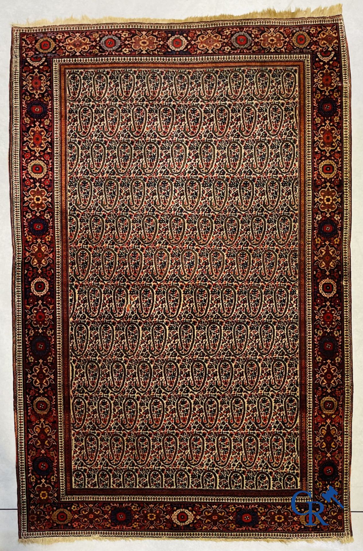 Oriental carpets: Antique oriental carpet. - Image 2 of 8