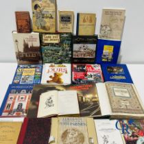 Old toys: Interesting lot of various books on toys, fairgrounds, the post office, steam engines, tra