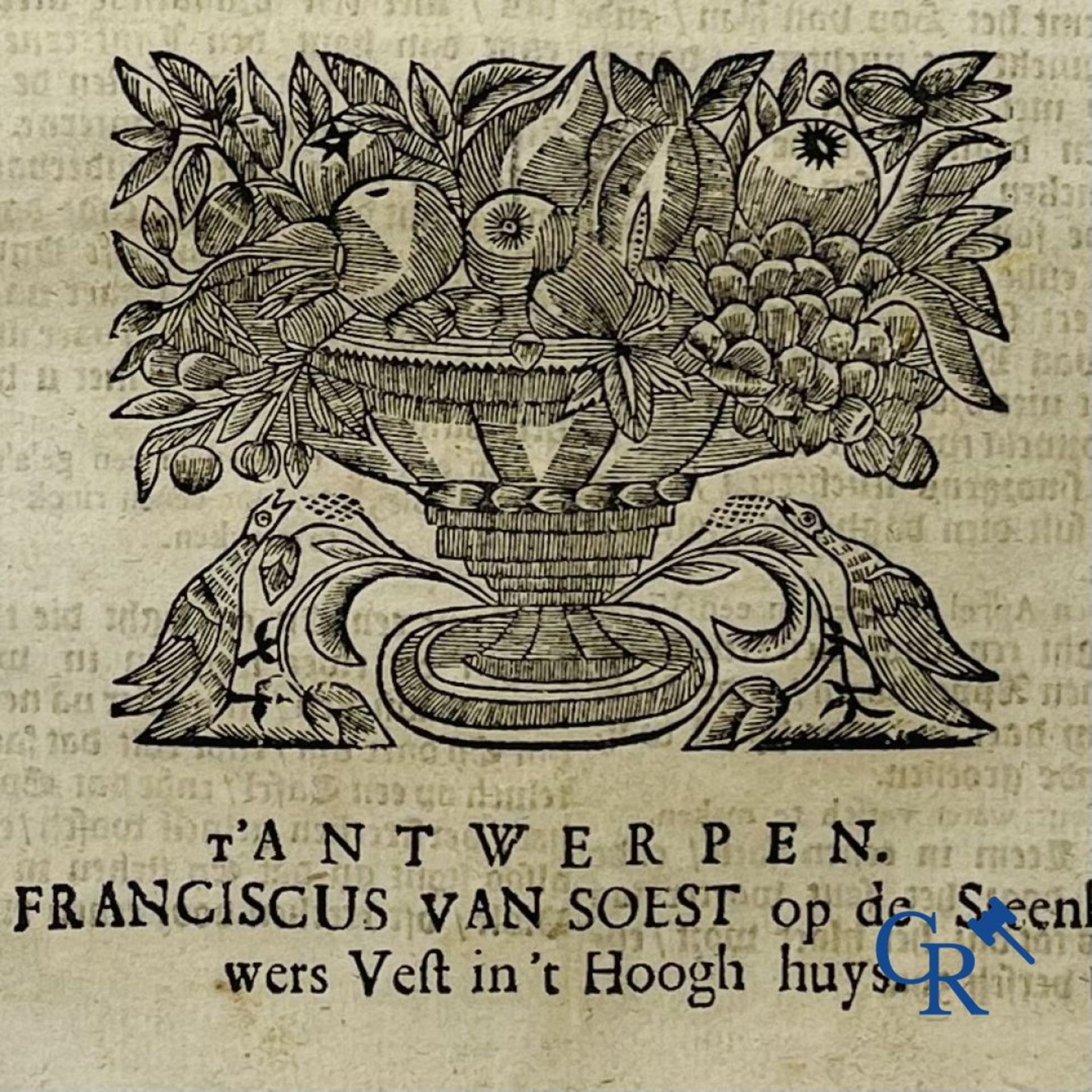 Early printed books: Book bundle, J. Begyn and Bernard Poelman in Ghent and Franciscus van Soest in 