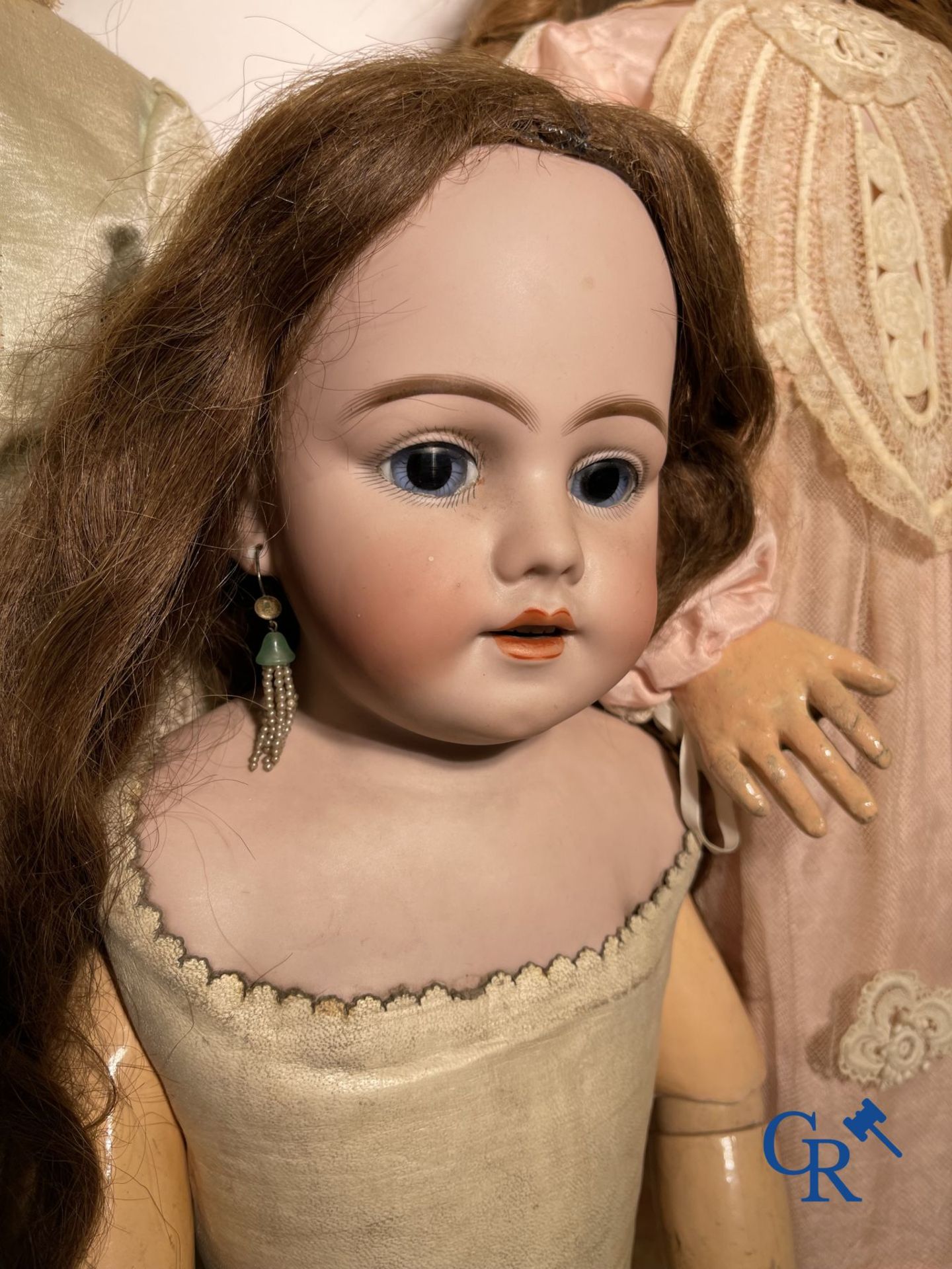 Toys: antique dolls: Lot of 3 dolls with porcelain head. - Image 4 of 13