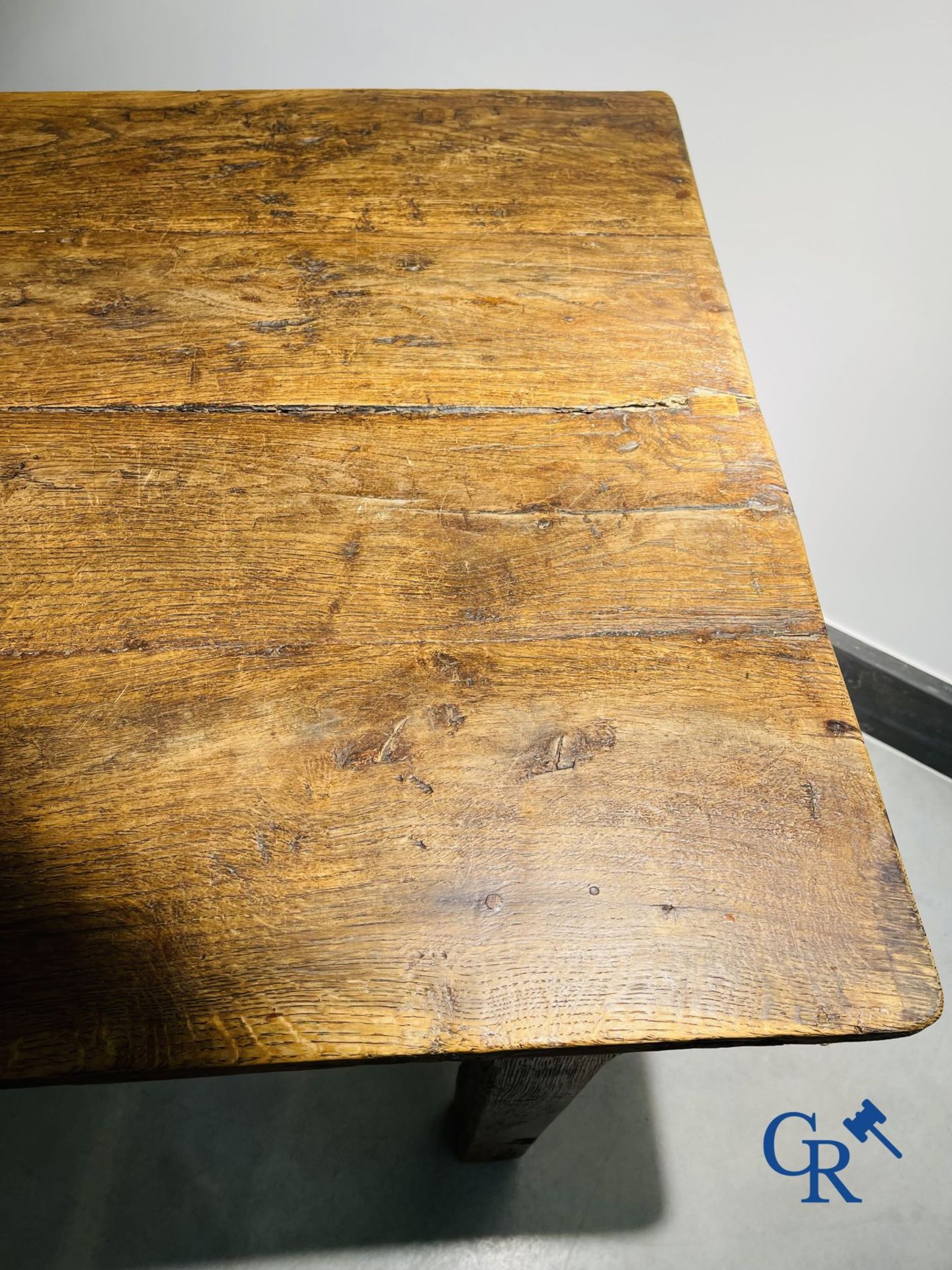 Large table in oak. 18th century. - Image 9 of 19