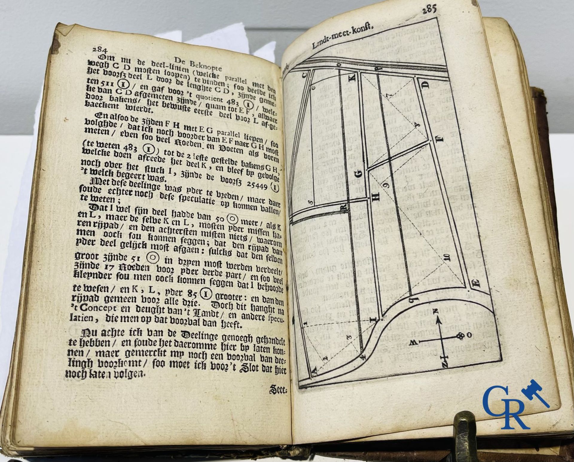 Early printed books: Mattheus Van Nispen. De Beknopte Lant-Meet-Konst. With Mattheus de Vries, in Do - Image 12 of 19