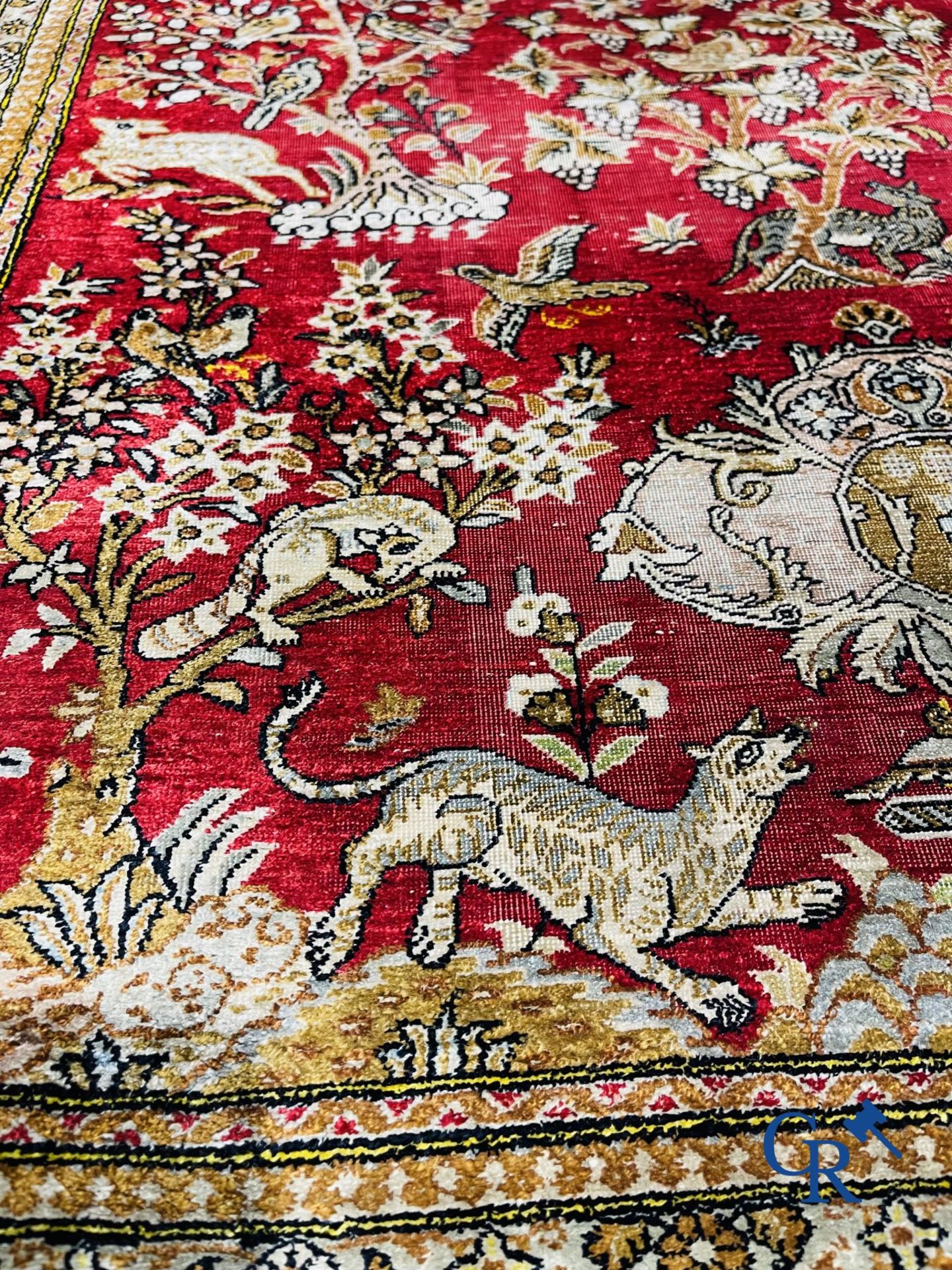 Oriental carpets: Ghoum. 2 Oriental carpets in silk. - Bild 8 aus 22