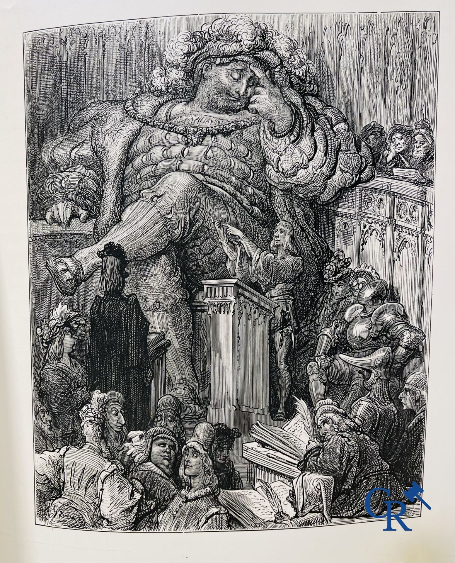 Books: Rabelais François, Works by Rabelais, drawings by Gustave Doré. Dante Alighieri, La Divina Co - Image 11 of 18