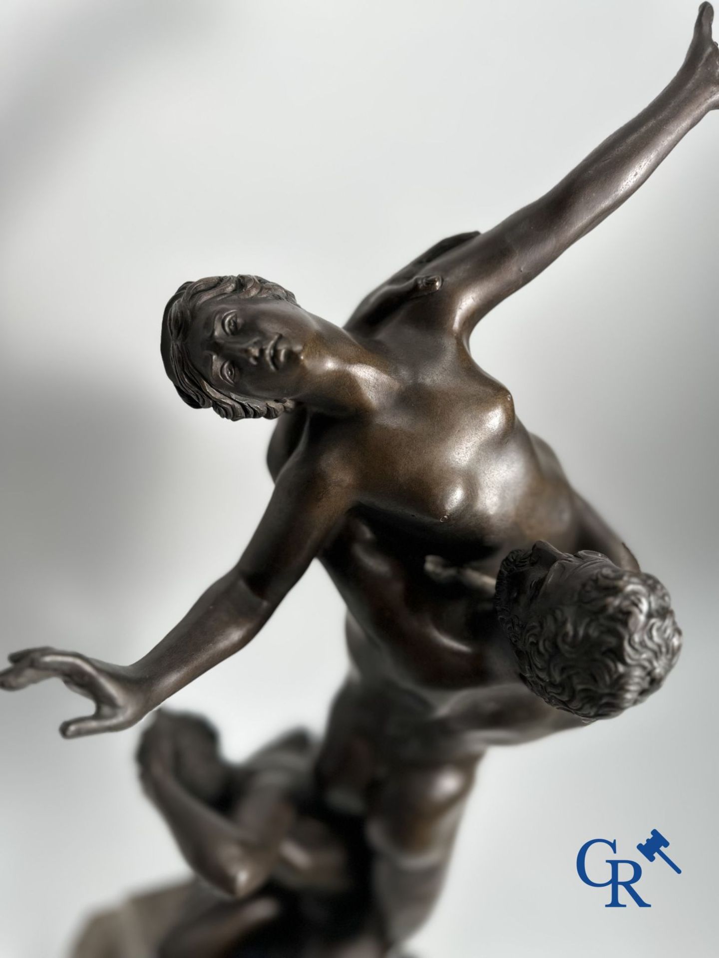 Bronze statue of the Abduction of the Sabine Women after Giambologna. 20th century. - Image 5 of 11