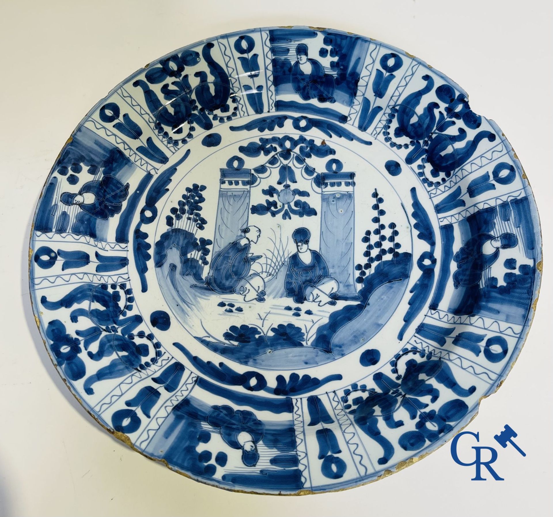 A part of a North French fountain and various pieces in faience and various antiques. - Image 18 of 22