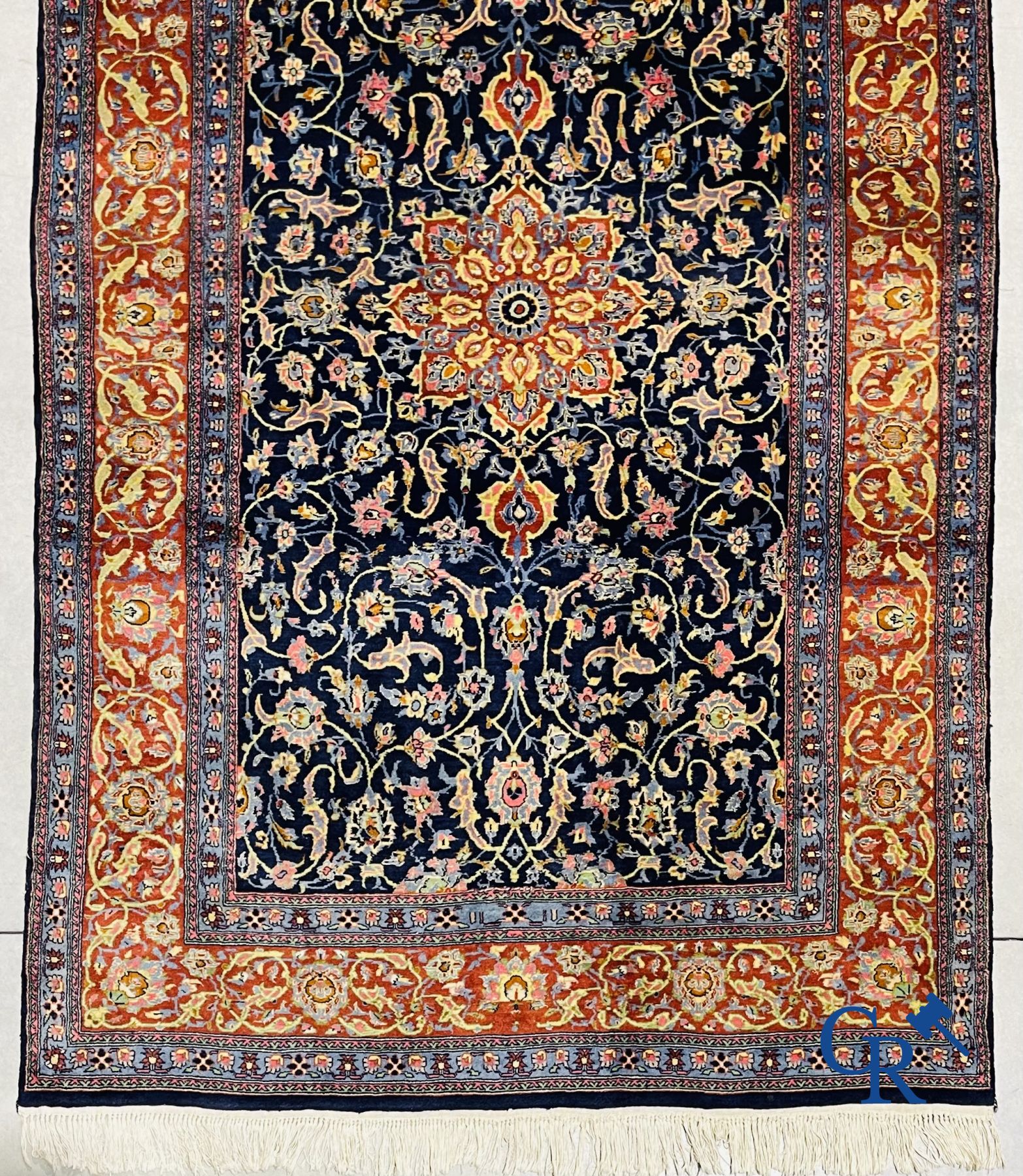 Oriental carpets: Persian carpet in wool. Floral decor. - Bild 4 aus 7