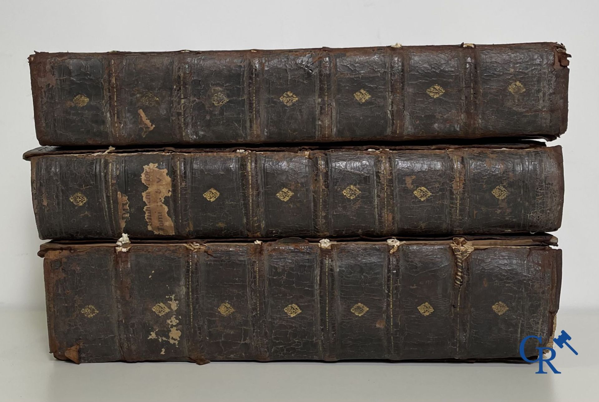 Early printed books: Les oeuvres de Saint Jerome, Mariani Victorij Reatini. Atelier Plantijn (1578-1 - Image 2 of 26