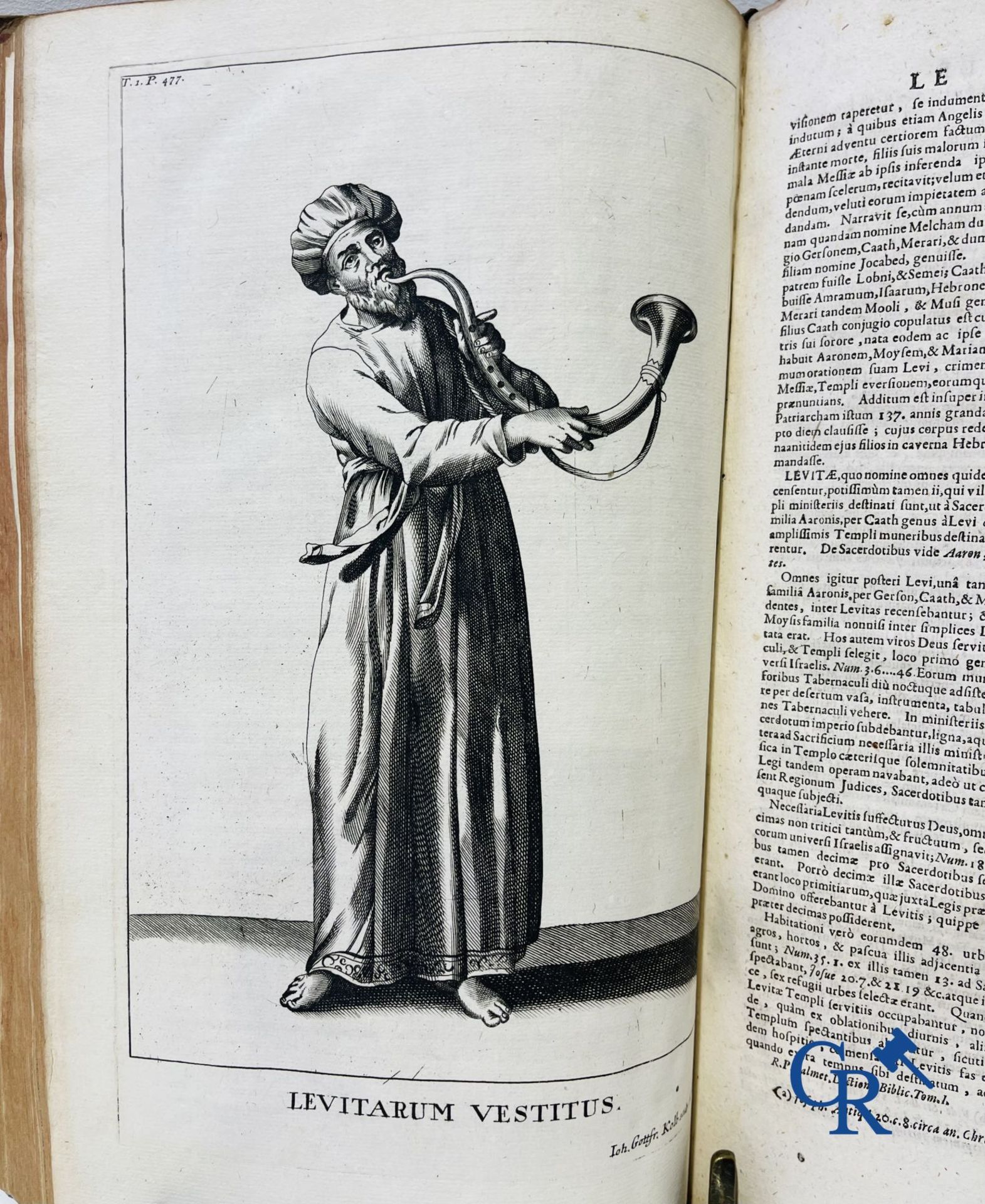 Early printed books: Calmet Augustino, Dictionarium cum figuris Antiquitates Judaicas repraesentanti - Image 14 of 29