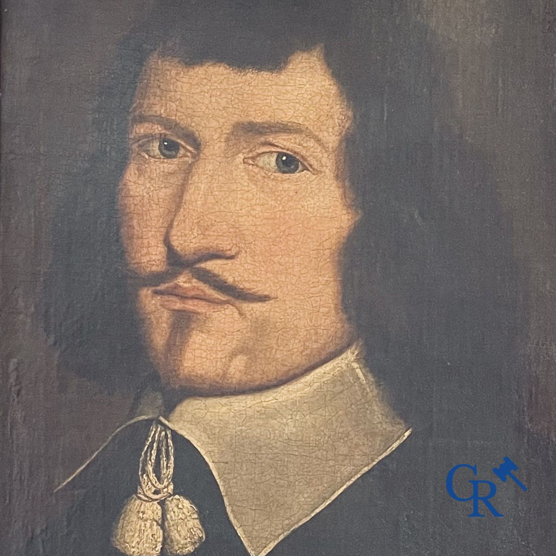 Painting: 17th century portrait painting of a nobleman.