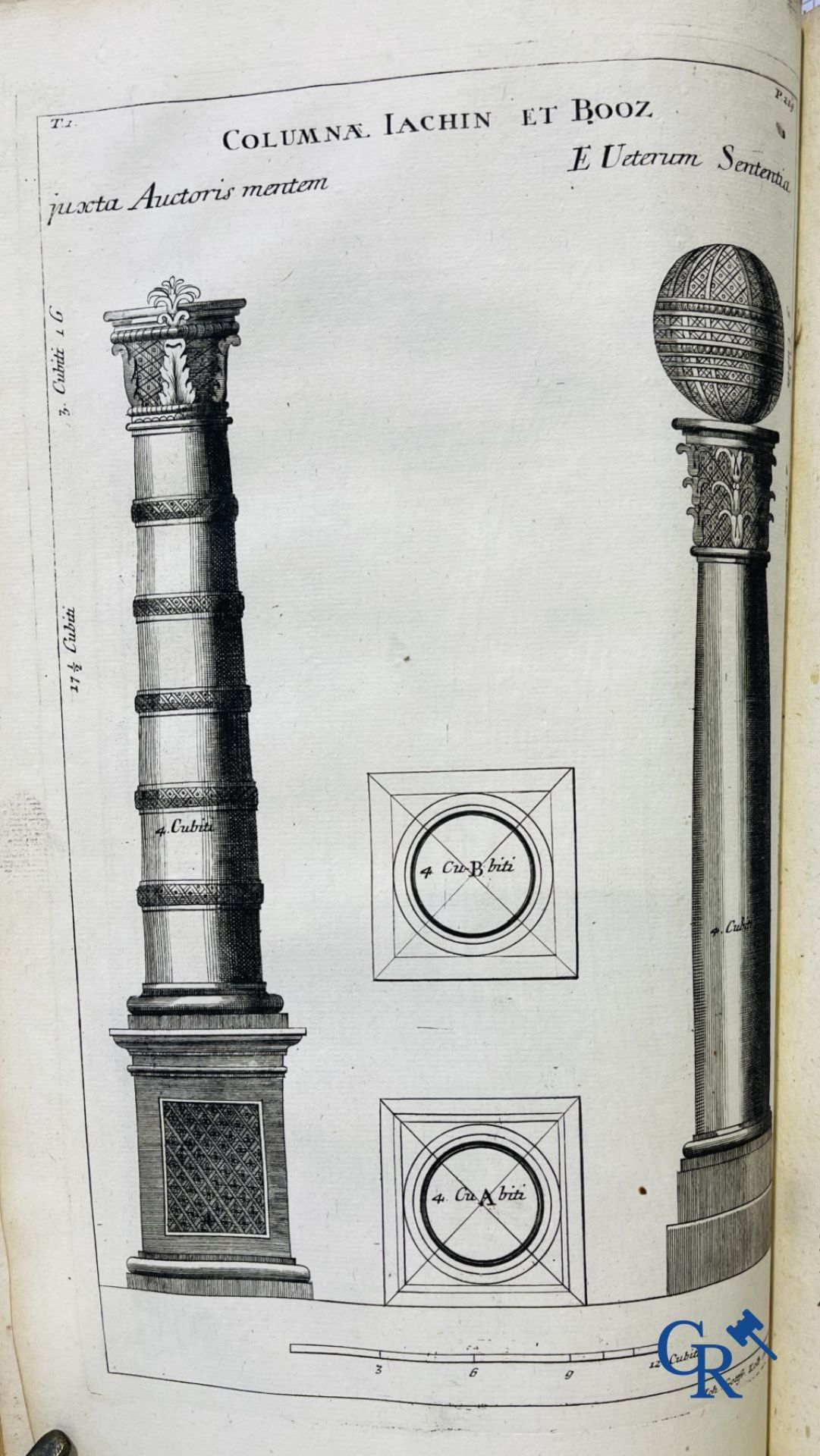 Early printed books: Calmet Augustino, Dictionarium cum figuris Antiquitates Judaicas repraesentanti - Bild 9 aus 29