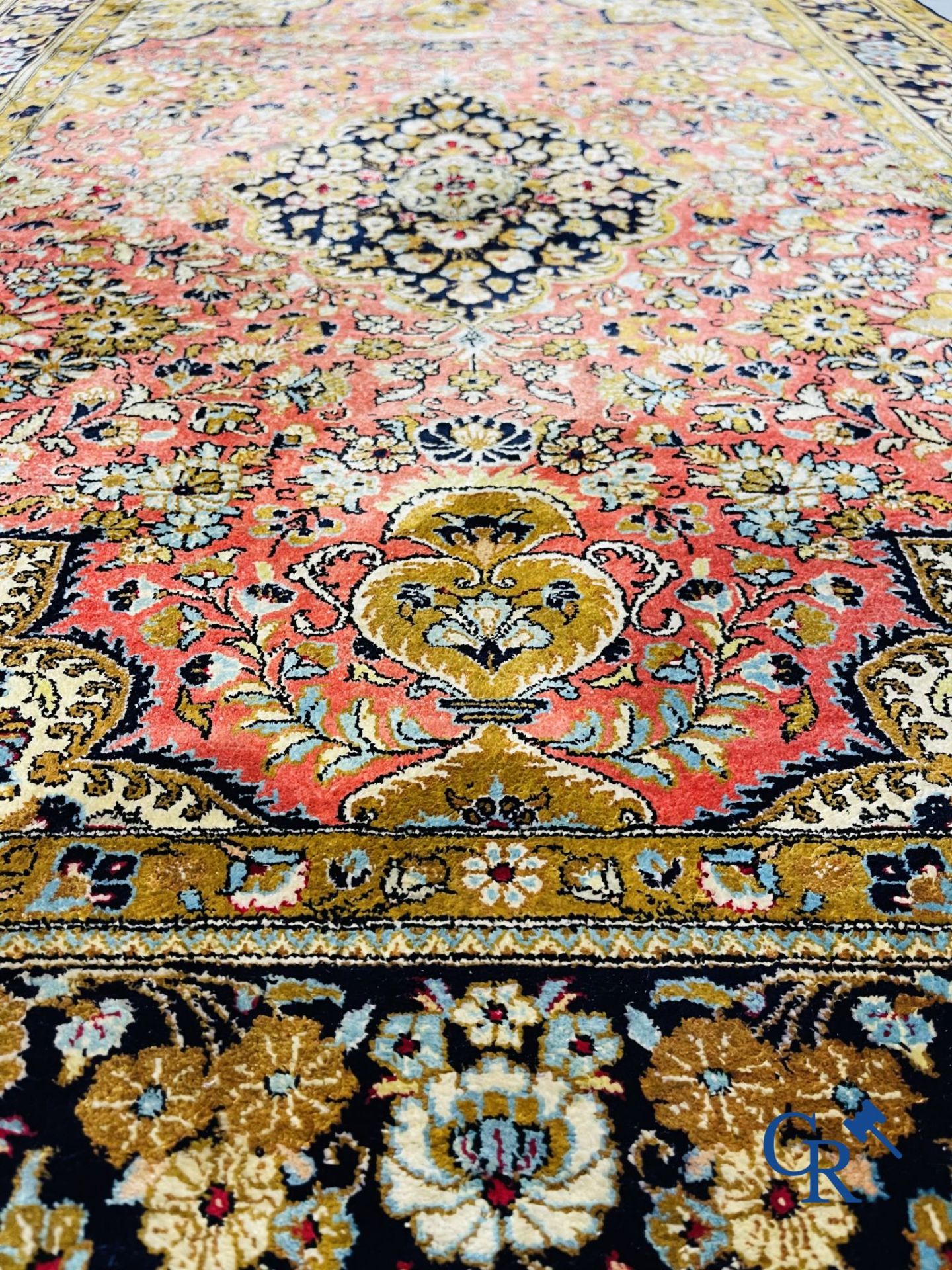 Oriental carpets: Ghoum. 2 Oriental carpets in silk. - Image 21 of 22