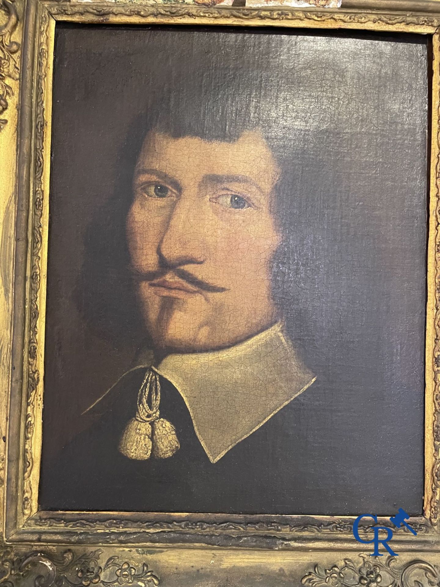 Painting: 17th century portrait painting of a nobleman. - Image 5 of 12