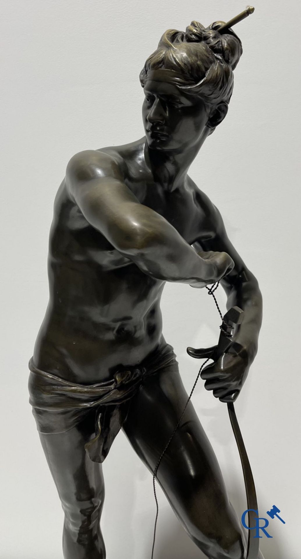 Henri Peinte (1845-1912) "Sarpedon" Large bronze statue. Signed H. Peinte. Foundry Siot Decauville f - Bild 2 aus 12