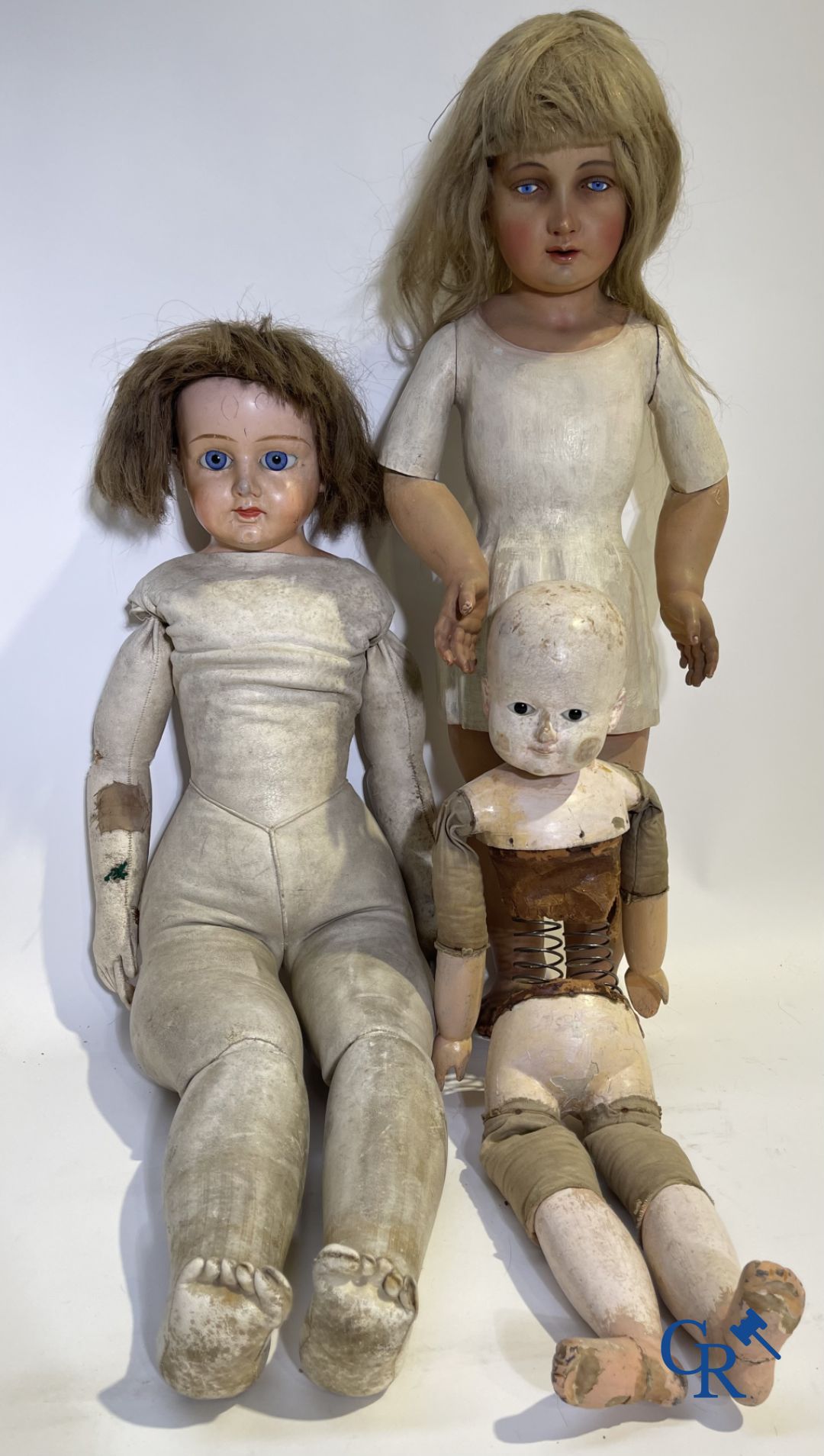 Toys: antique dolls: a lot of 7 antique dolls. - Image 7 of 9