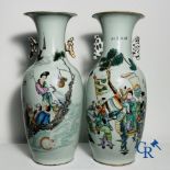 Chinese Porcelain: 2 Chinese vases republic period.