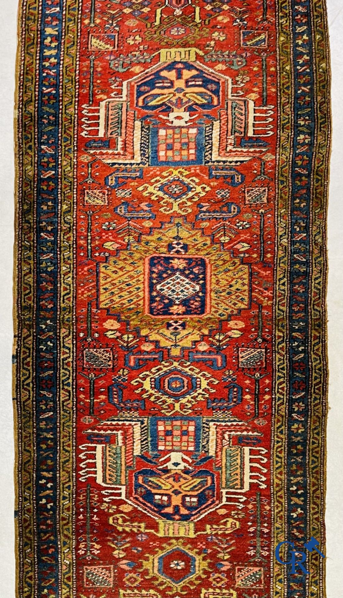 Oriental carpets: An antique oriental runner. - Image 3 of 8