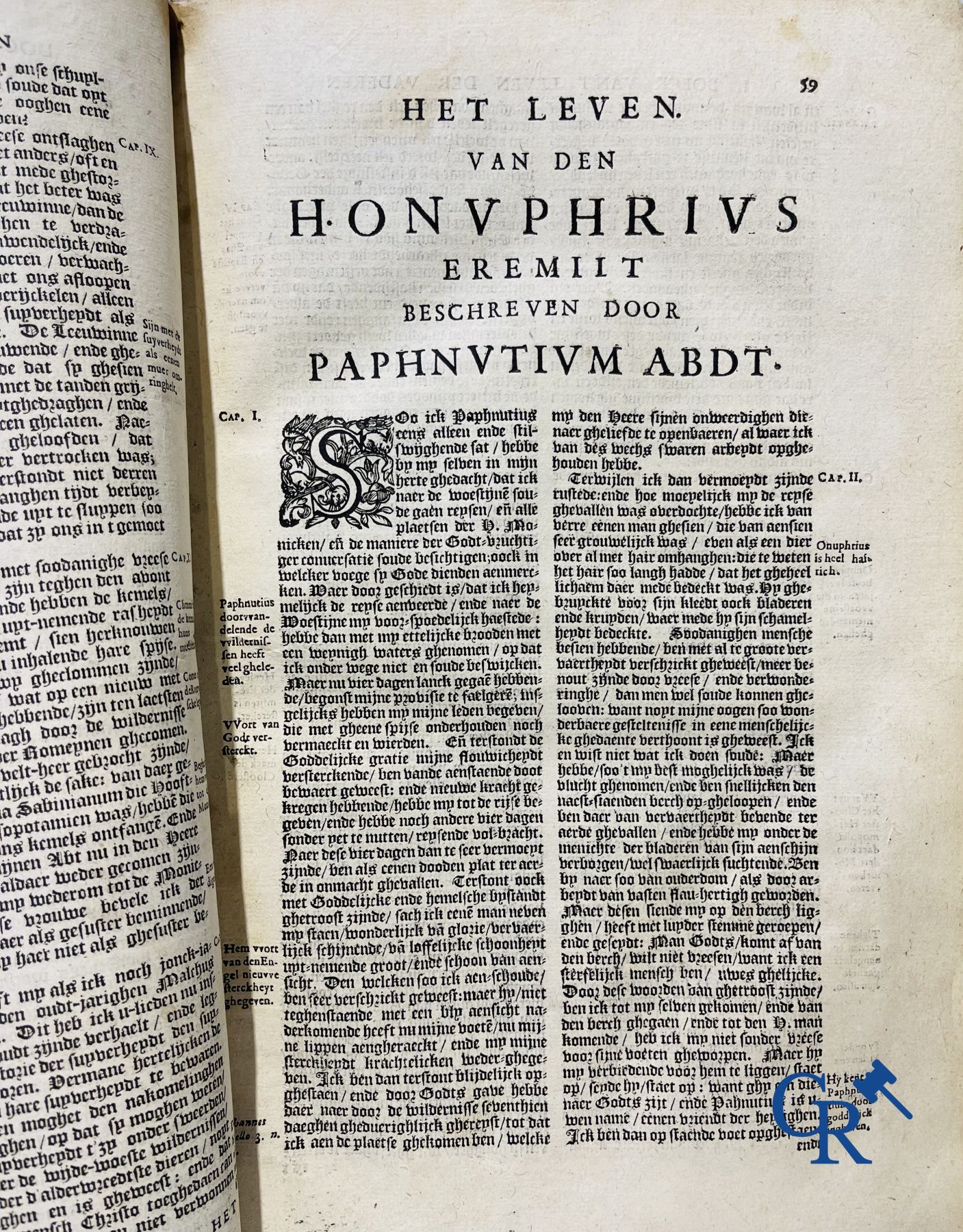 Early Printed Books: Rosweydus, Heribertus. Het Leven ende spreucken der Vaderen described by St. Je - Image 12 of 19