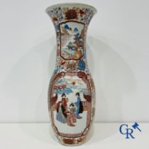 Asian Art: A large Japanese porcelain vase.
