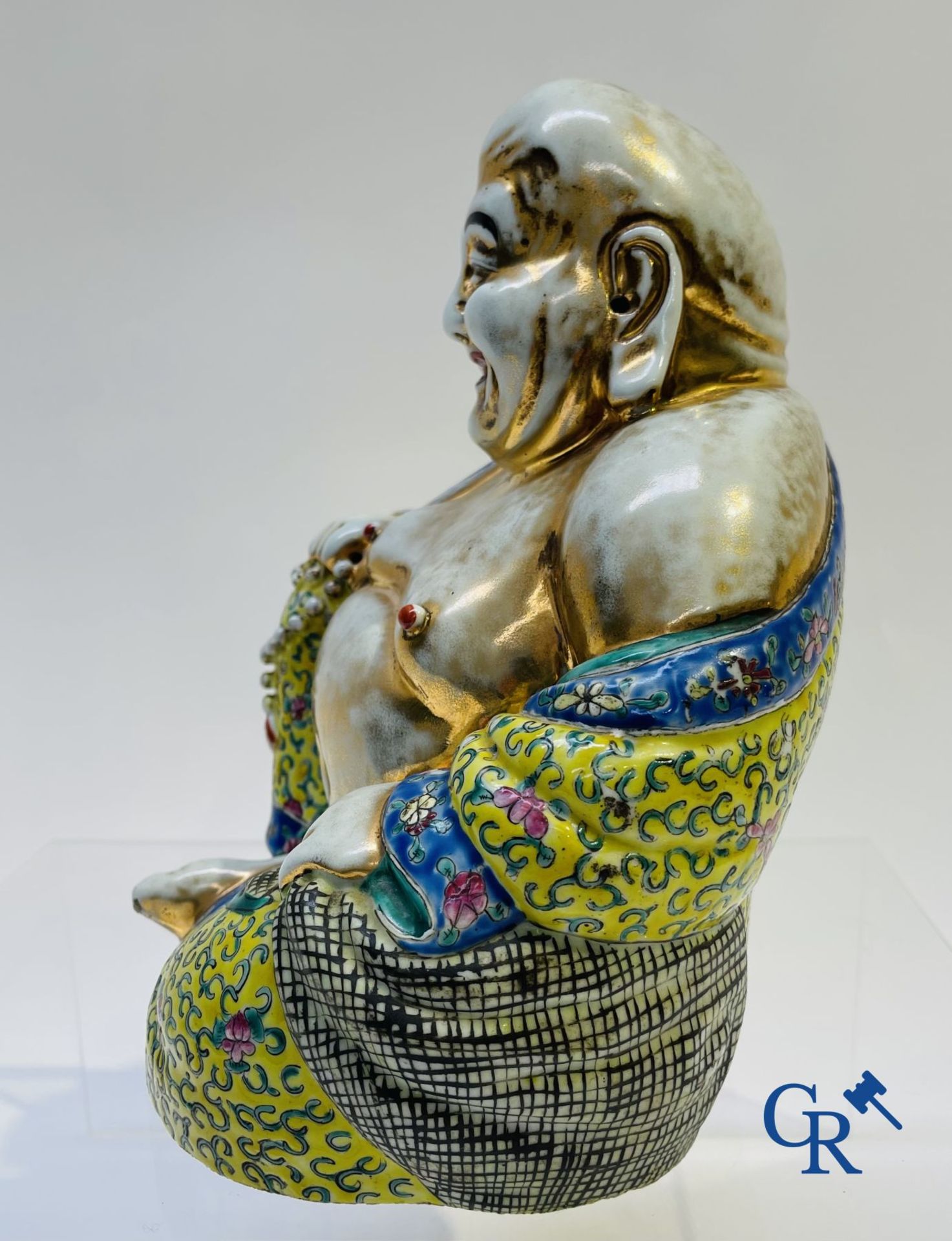 Chinese porcelain: Tall figure of Buddha. - Image 13 of 15