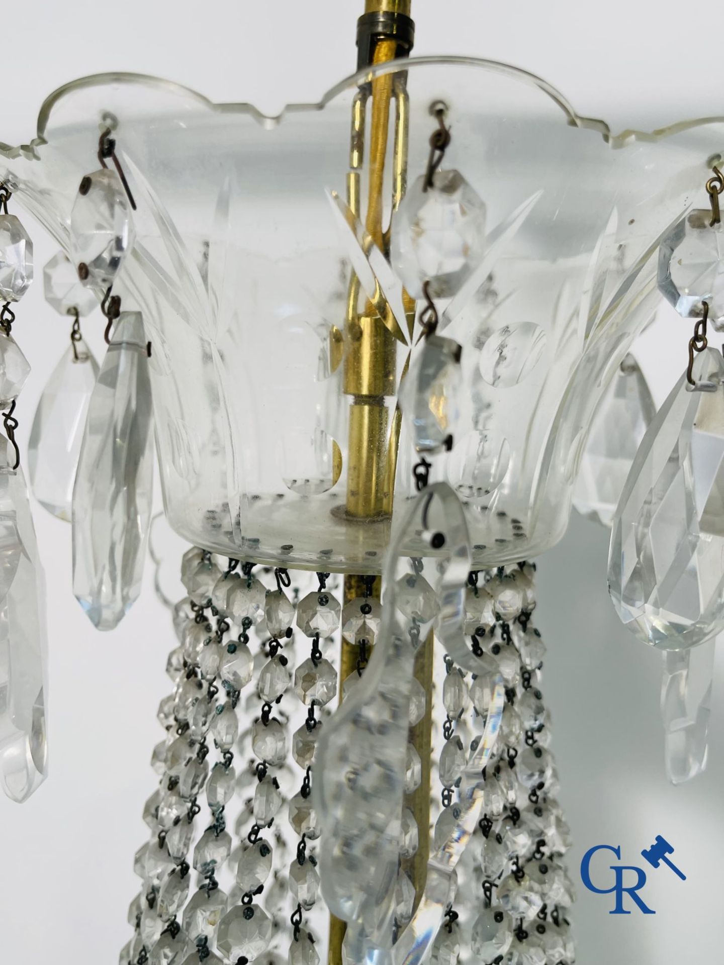 Chandelier: Beautiful Sac à pearles chandelier in crystal. - Bild 5 aus 9