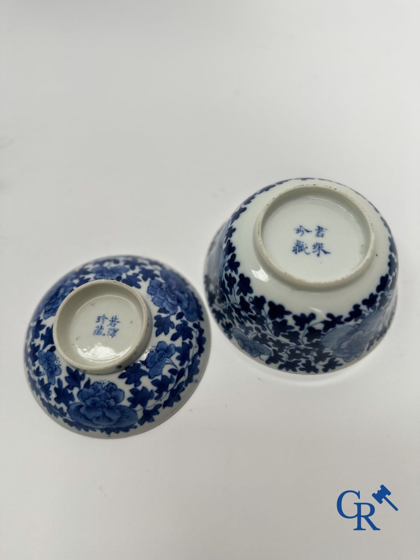 Large lot of blue and white Chinese porcelain for the Vietnamese market.  - Bild 7 aus 16