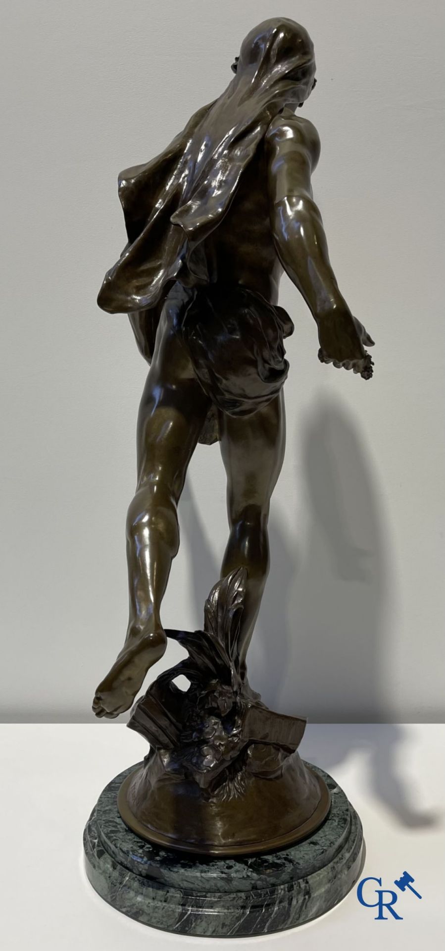 Emile Louis Picault (1833-1915) Large bronze statue "Le Semeur d'idées"
Foundry stamp Collin & Cie P - Bild 11 aus 16