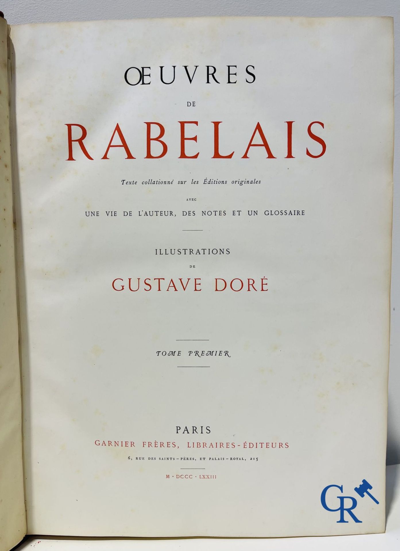 Books: Rabelais François, Works by Rabelais, drawings by Gustave Doré. Dante Alighieri, La Divina Co - Image 4 of 18