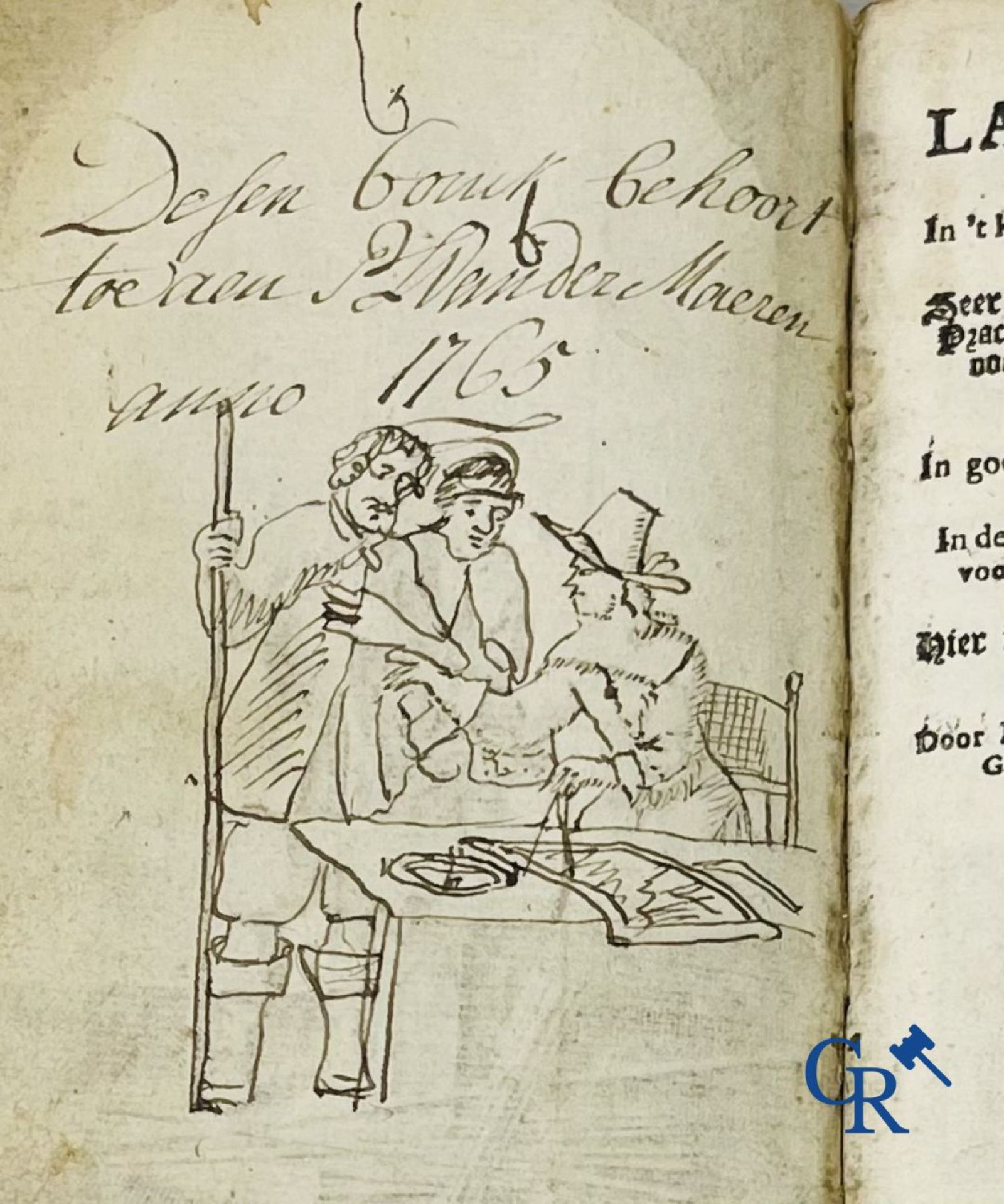 Early printed books: Mattheus Van Nispen. De Beknopte Lant-Meet-Konst. With Mattheus de Vries, in Do - Image 4 of 19