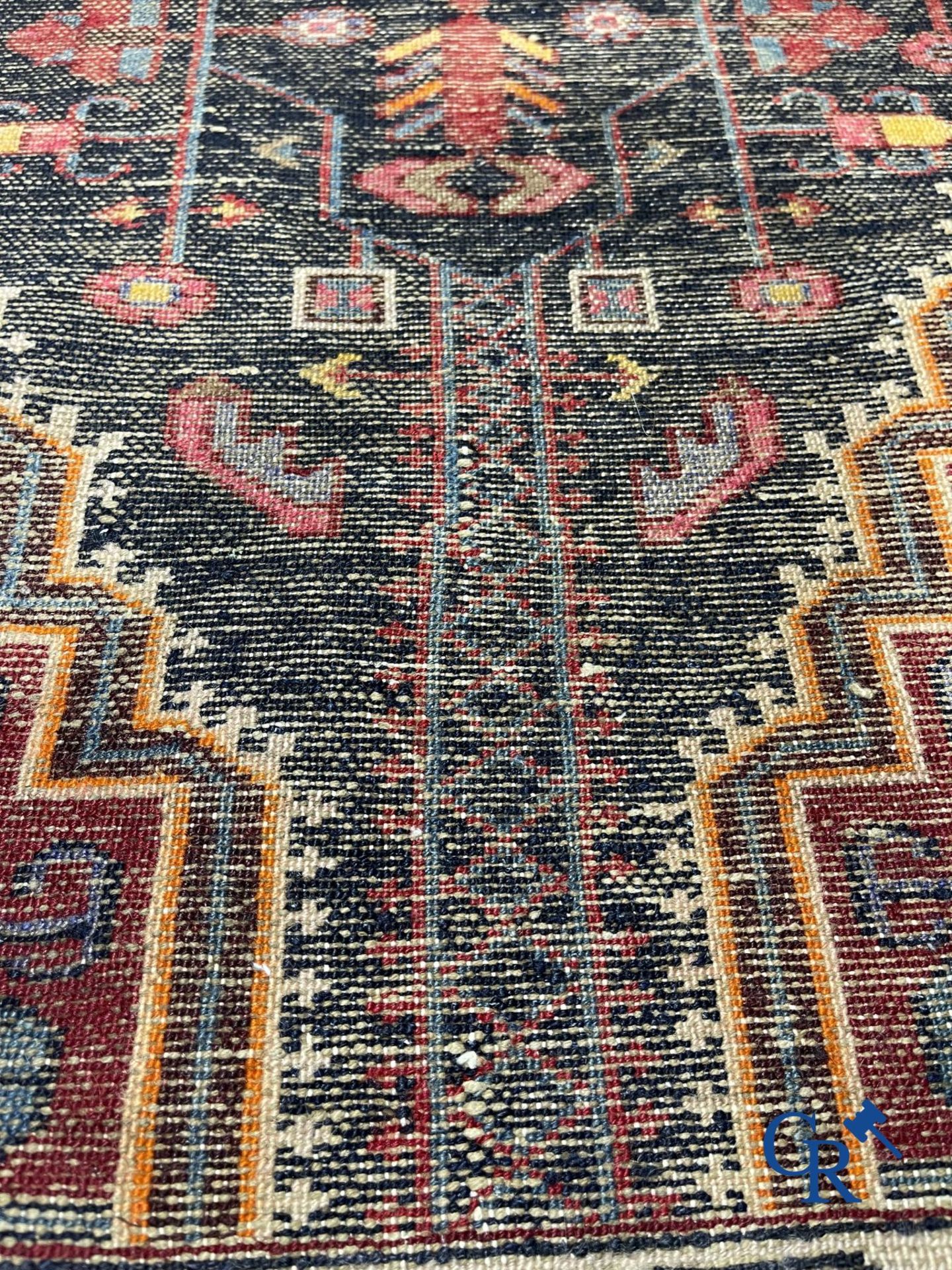 Oriental carpets: Oriental hand-knotted wool carpet. - Image 8 of 8