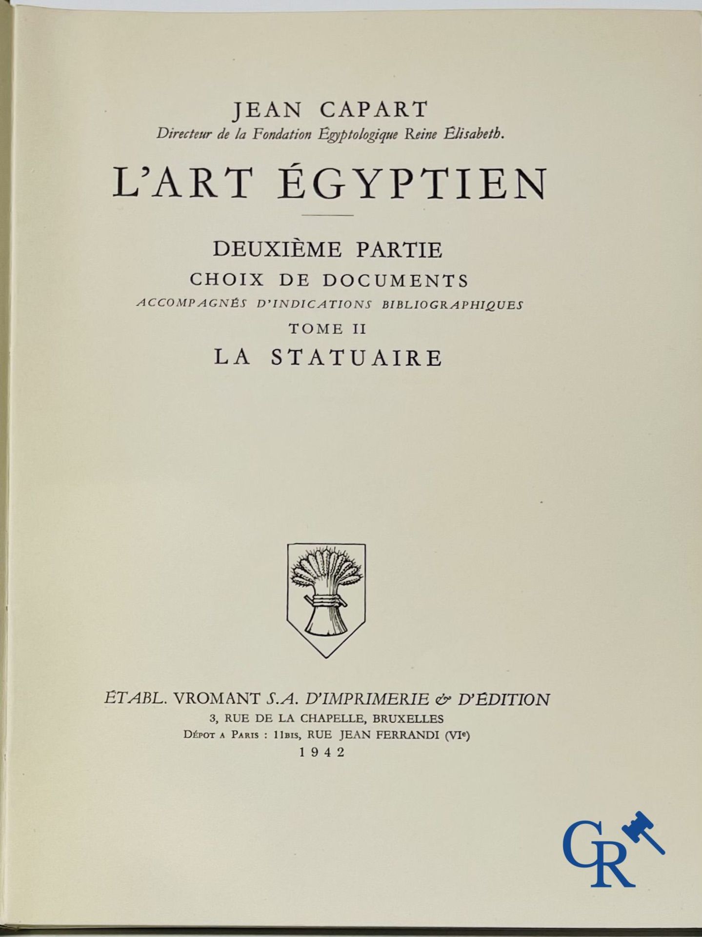 Books: Jean Capart, L'Art Egyptien and Tout-Ankh-Amon  - Trawinski, La Vie Antique. (5 volumes). - Bild 5 aus 17