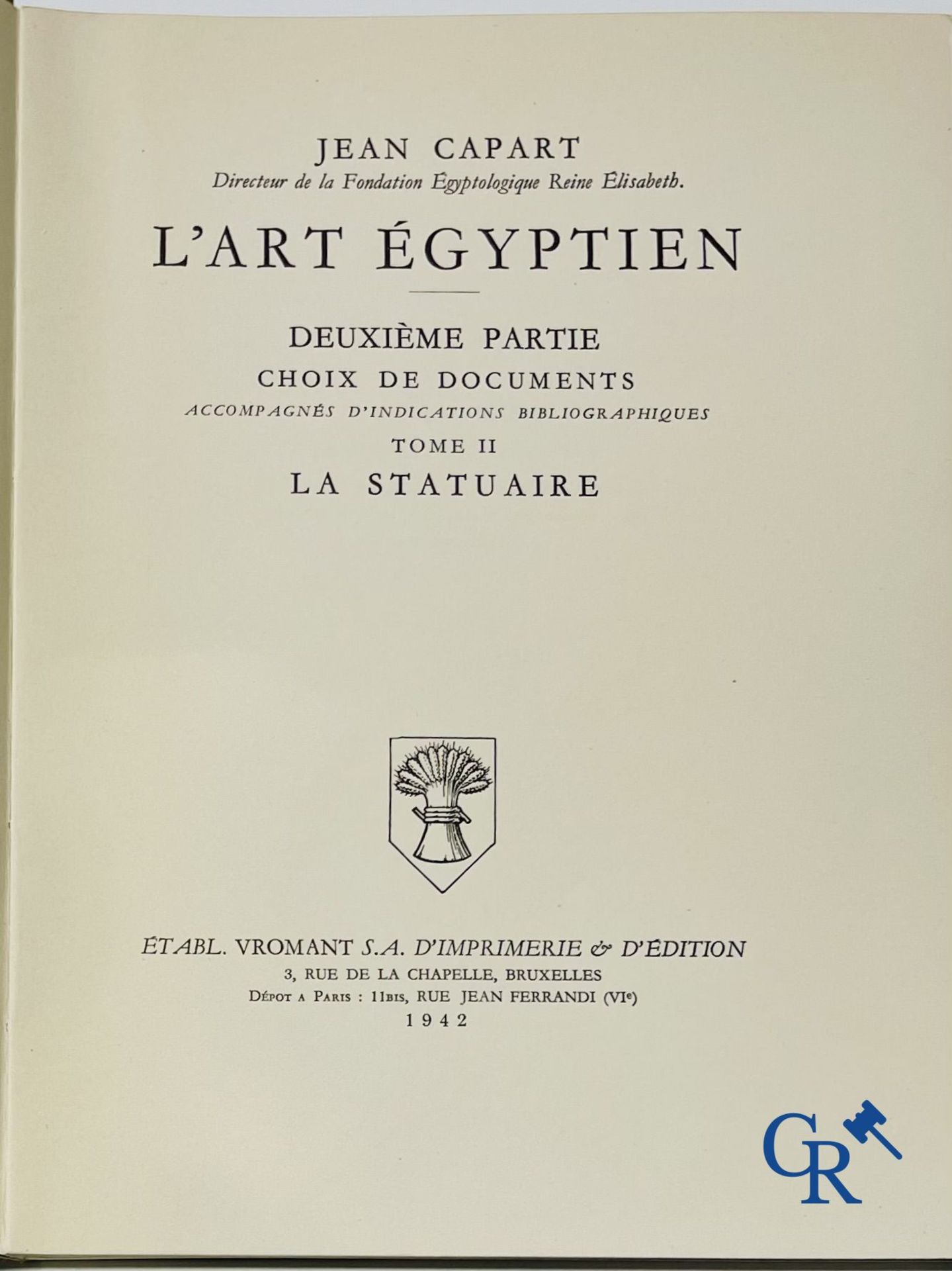 Books: Jean Capart, L'Art Egyptien and Tout-Ankh-Amon  - Trawinski, La Vie Antique. (5 volumes). - Image 5 of 17